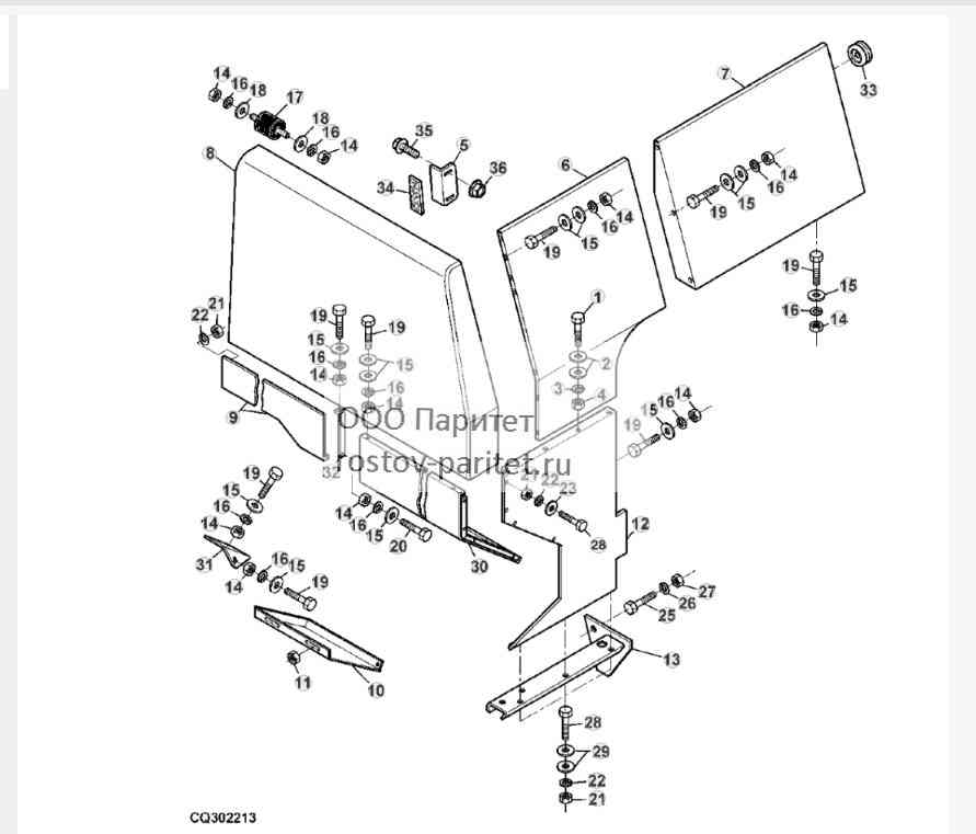 L.H. And Rear Covers 